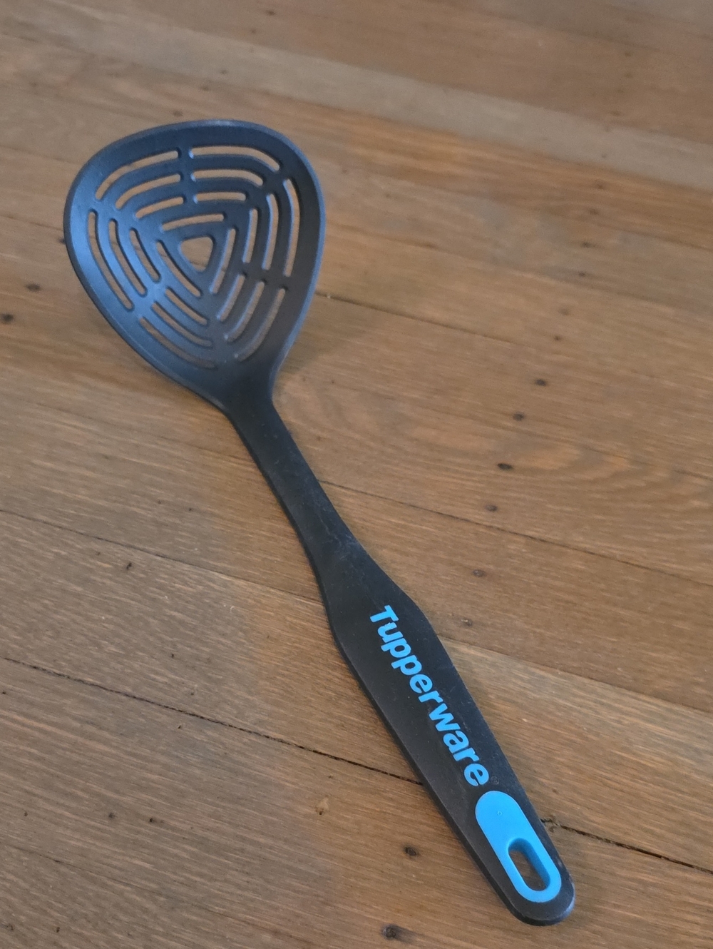 Tupperware Black Slotted Skimmer Spoon